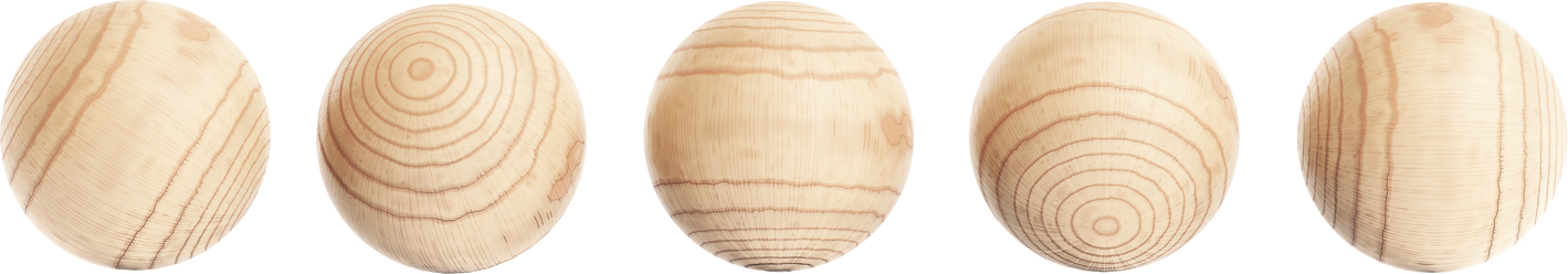 Wooden Balls.